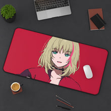 Load image into Gallery viewer, Wonder Egg Priority Rika Kawai Mouse Pad (Desk Mat) On Desk
