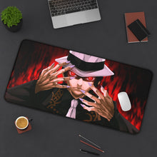 Load image into Gallery viewer, Muzan Kibutsuji Mouse Pad (Desk Mat) On Desk
