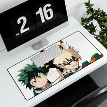 Load image into Gallery viewer, My Hero Academia Izuku Midoriya, Katsuki Bakugou Mouse Pad (Desk Mat) With Laptop
