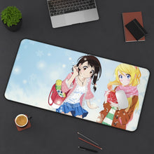 Load image into Gallery viewer, Nisekoi Chitoge Kirisaki, Kosaki Onodera Mouse Pad (Desk Mat) On Desk
