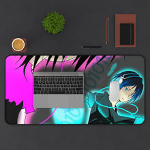 Load image into Gallery viewer, Durarara!! Izaya Orihara Mouse Pad (Desk Mat) With Laptop
