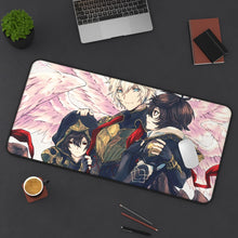 Load image into Gallery viewer, Granblue Fantasy Granblue Fantasy, Lucifer, Sandalphon Mouse Pad (Desk Mat) On Desk

