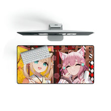 Load image into Gallery viewer, Hakui Koyori &amp; Kazama Iroha Mouse Pad (Desk Mat)
