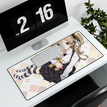 Load image into Gallery viewer, Girls und Panzer Mouse Pad (Desk Mat) With Laptop

