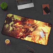 Load image into Gallery viewer, Portgas D. Ace 8k Mouse Pad (Desk Mat) On Desk
