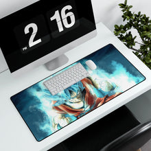 Load image into Gallery viewer, Goku SSJ God SSJ Mouse Pad (Desk Mat) With Laptop
