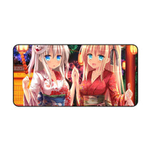 Load image into Gallery viewer, Nao Tomori  and Yusa Nishimori in yukata Mouse Pad (Desk Mat)
