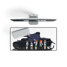 Load image into Gallery viewer, Girls und Panzer Mouse Pad (Desk Mat) On Desk
