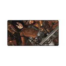 Load image into Gallery viewer, Mikasa vs titans Mouse Pad (Desk Mat)

