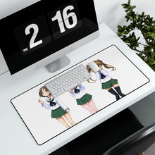 Load image into Gallery viewer, Girls und Panzer Mouse Pad (Desk Mat) With Laptop
