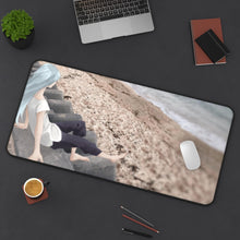 Load image into Gallery viewer, Beach Vacation Mouse Pad (Desk Mat) On Desk
