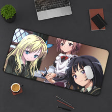 Load image into Gallery viewer, Boku Wa Tomodachi Ga Sukunai Sena Kashiwazaki, Yozora Mikazuki, Yukimura Kusunoki Mouse Pad (Desk Mat) On Desk
