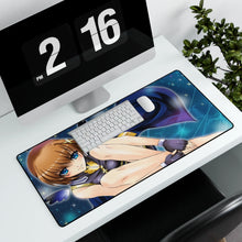 Load image into Gallery viewer, Magical Girl Lyrical Nanoha Mouse Pad (Desk Mat) With Laptop
