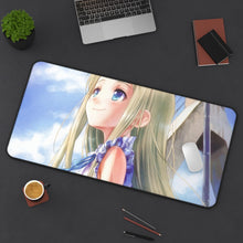 Load image into Gallery viewer, Anohana Meiko Honma Mouse Pad (Desk Mat) On Desk
