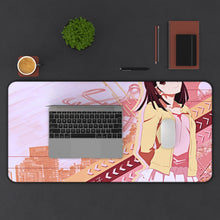 Load image into Gallery viewer, Monogatari (Series) Mouse Pad (Desk Mat) With Laptop
