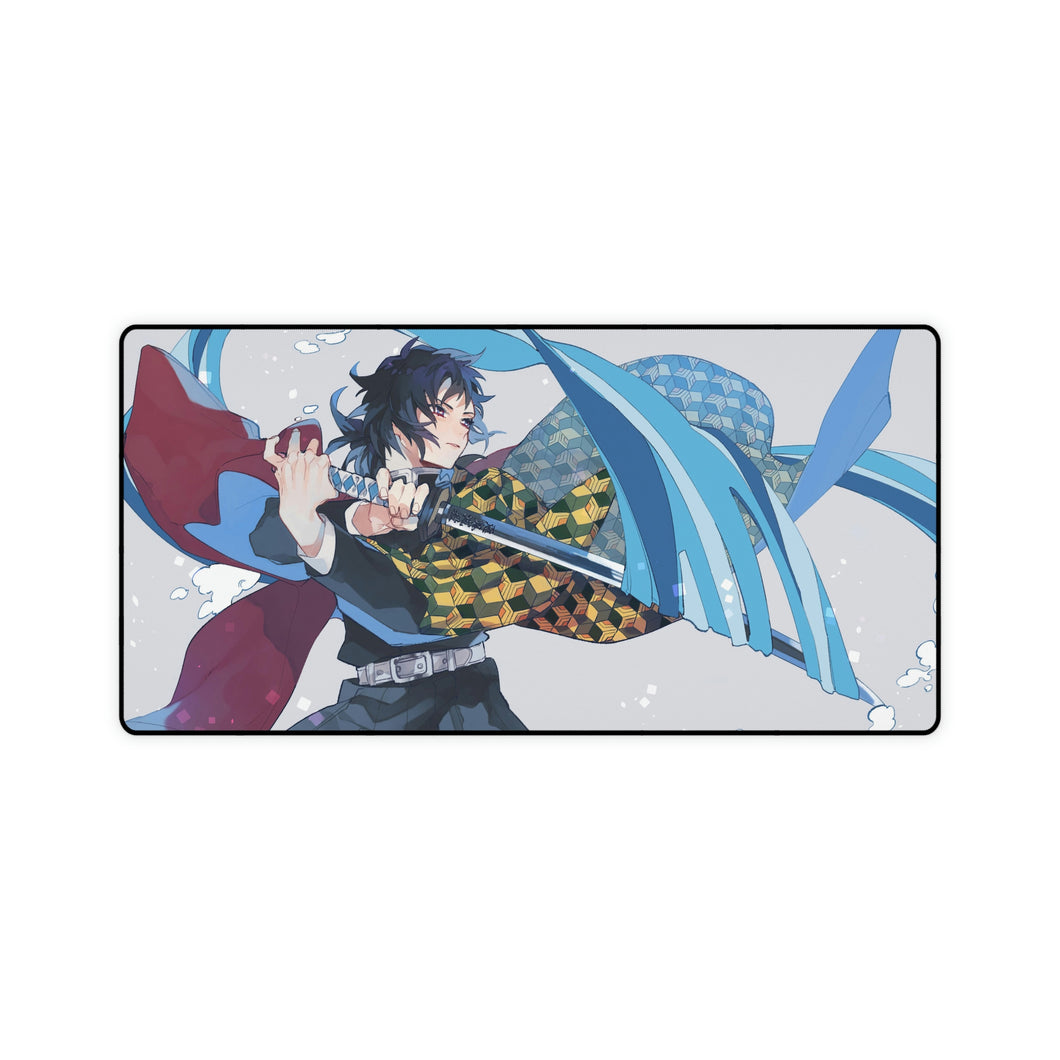 Giyu, Tomioka, Katana, Kimetsu no Yaiba, Mouse Pad (Desk Mat)
