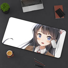 Load image into Gallery viewer, Rascal Does Not Dream Of Bunny Girl Senpai Mouse Pad (Desk Mat) On Desk
