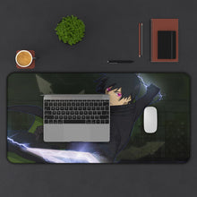 Load image into Gallery viewer, Darker Than Black Hei Mouse Pad (Desk Mat) With Laptop
