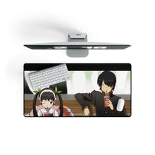 Load image into Gallery viewer, Monogatari (Series) Mouse Pad (Desk Mat) On Desk
