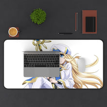 Load image into Gallery viewer, Goblin Slayer Goblin Slayer, Priestess Mouse Pad (Desk Mat) With Laptop
