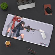 Load image into Gallery viewer, Lycoris Recoil Takina Inoue, Chisato Nishikigi Mouse Pad (Desk Mat) On Desk
