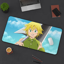 Load image into Gallery viewer, The Seven Deadly Sins Meliodas Mouse Pad (Desk Mat) On Desk
