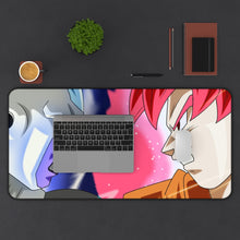 Load image into Gallery viewer, Frost Vs Goku Mouse Pad (Desk Mat) With Laptop
