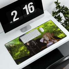 Load image into Gallery viewer, Kirito and Asuna Mouse Pad (Desk Mat) With Laptop
