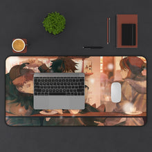 Load image into Gallery viewer, Jujutsu Kaisen Megumi Fushiguro, Nobara Kugisaki Mouse Pad (Desk Mat) With Laptop
