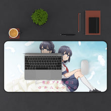 Load image into Gallery viewer, Seishun Buta Yarou wa Yumemiru Shoujo no Yume wo Minai Mouse Pad (Desk Mat) With Laptop
