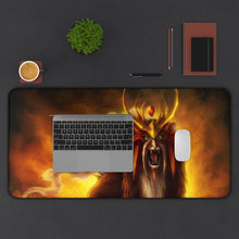 Load image into Gallery viewer, The holy guardian of the sacred fire Mouse Pad (Desk Mat) With Laptop
