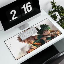 Load image into Gallery viewer, My Hero Academia Izuku Midoriya, Katsuki Bakugou Mouse Pad (Desk Mat) With Laptop
