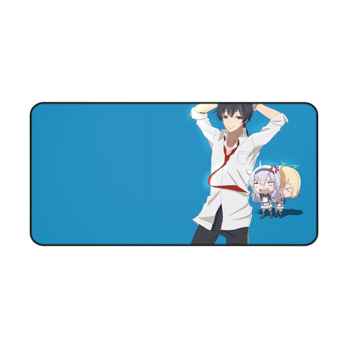 Rokudenashi Majutsu Koushi To Akashic Records Sistine Fibel, Glenn Radars, Rumia Tingel Mouse Pad (Desk Mat)