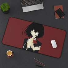 Load image into Gallery viewer, Another Mei Misaki Mouse Pad (Desk Mat) On Desk
