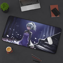 Load image into Gallery viewer, Darker Than Black Yin Mouse Pad (Desk Mat) On Desk
