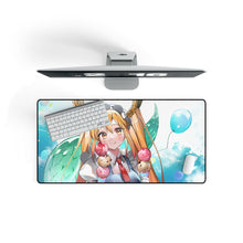 Load image into Gallery viewer, Miss Kobayashi's Dragon Maid Mouse Pad (Desk Mat) On Desk
