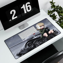 Load image into Gallery viewer, Girls und Panzer Mouse Pad (Desk Mat) With Laptop

