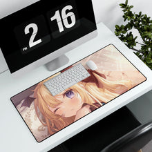 Load image into Gallery viewer, Anime Girl Mouse Pad (Desk Mat) With Laptop
