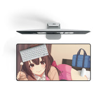 Load image into Gallery viewer, Anime Girl Mouse Pad (Desk Mat) On Desk
