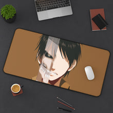 Load image into Gallery viewer, Anime Attack On Titan Mouse Pad (Desk Mat) On Desk
