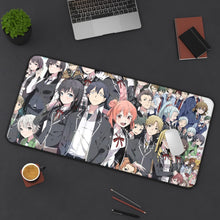 Load image into Gallery viewer, My Teen Romantic Comedy SNAFU Hachiman Hikigaya, Haruno Yukinoshita, Yukino Yukinoshita, Yui Yuigahama, Shizuka Hiratsuka Mouse Pad (Desk Mat) On Desk
