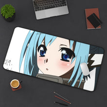Load image into Gallery viewer, Heaven's Lost Property Mouse Pad (Desk Mat) On Desk
