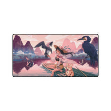 Load image into Gallery viewer, Anime Girl Corgi Dog Art Mouse Pad (Desk Mat)
