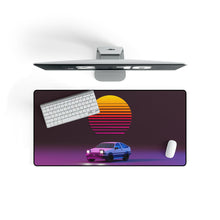 Load image into Gallery viewer, Sunset Driftin' Mouse Pad (Desk Mat) On Desk

