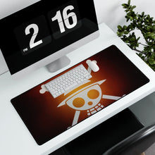 Load image into Gallery viewer, Luffy Jolly Roger Mouse Pad (Desk Mat) With Laptop
