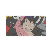Load image into Gallery viewer, Luffy One Piece Red Mouse Pad (Desk Mat)
