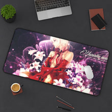 Load image into Gallery viewer, Guilty Crown Inori Yuzuriha Mouse Pad (Desk Mat) On Desk
