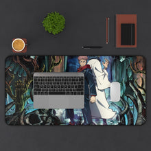 Load image into Gallery viewer, Yuji Itadori Mouse Pad (Desk Mat) With Laptop

