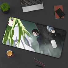 Load image into Gallery viewer, Darker Than Black Yin, Misaki Kirihara, Amber Mouse Pad (Desk Mat) On Desk
