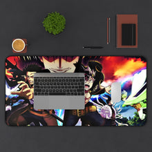 Load image into Gallery viewer, Black Clover Asta, Noelle Silva, Yuno, Yami Sukehiro Mouse Pad (Desk Mat) With Laptop
